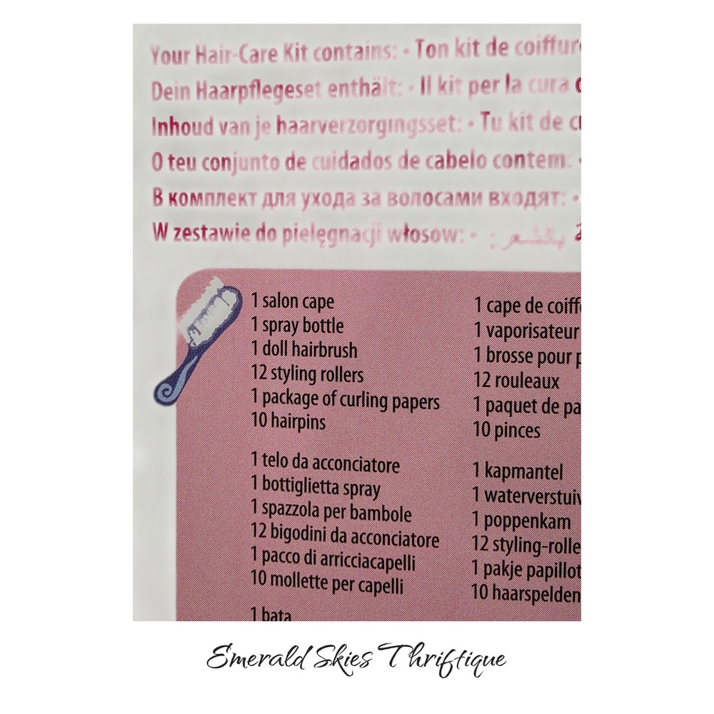 American Girl Doll How to get American curls Hair styling Set accessories - Picture 2 of 3
